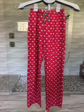 Vineyard Vines Kids Christmas Red Pajama Bottoms Medium